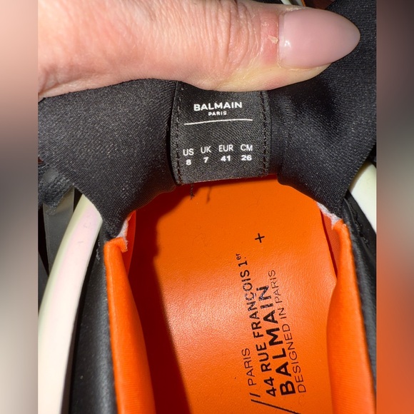 Balmain Unicorn Low Top Sneakers sz 41 💯% authentic - Picture 5 of 5